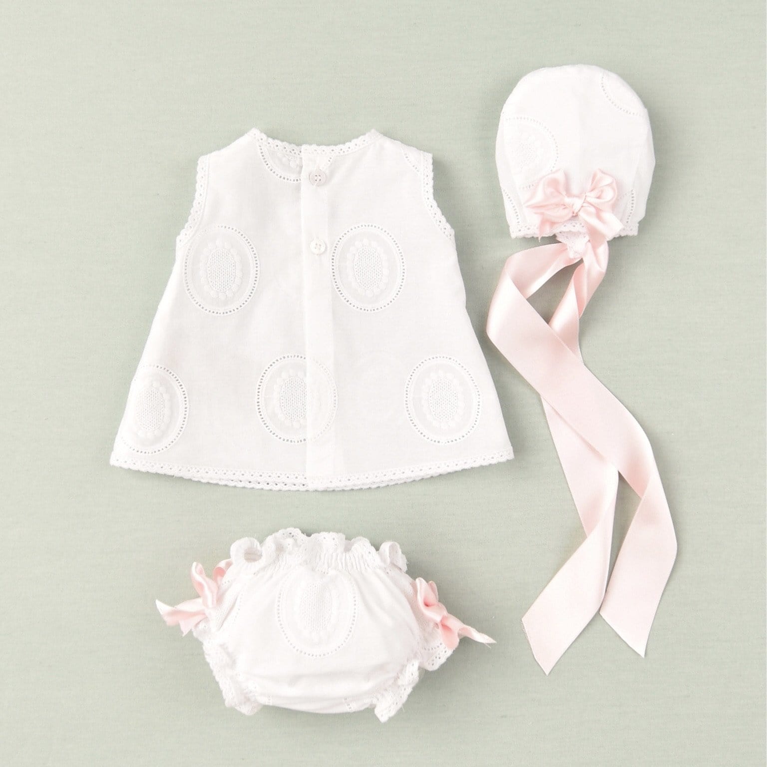 JOSE VARON - Three Piece Ribbon Dress Set