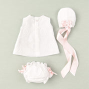JOSE VARON - Three Piece Ribbon Dress Set