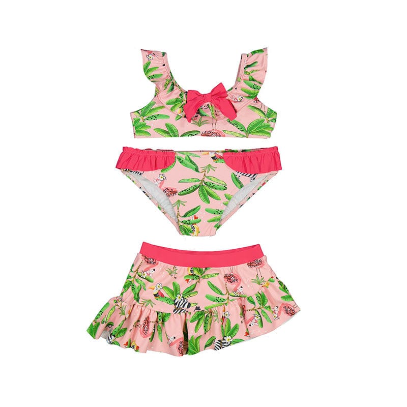 MAYORAL - Flamingo Bikini With Sarong - Pink