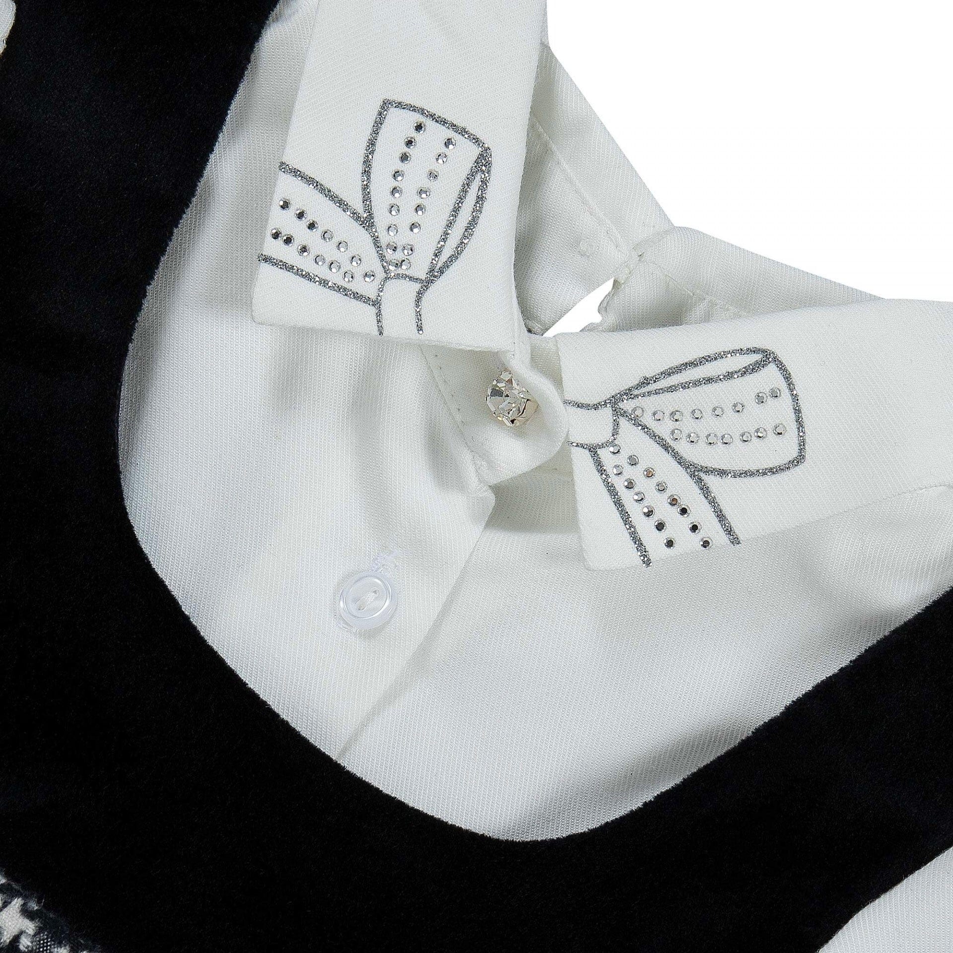 LAPIN HOUSE - Check Pinafore Dress - Black