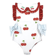 SAL & PIMENTA - Cherries Print Swimsuit