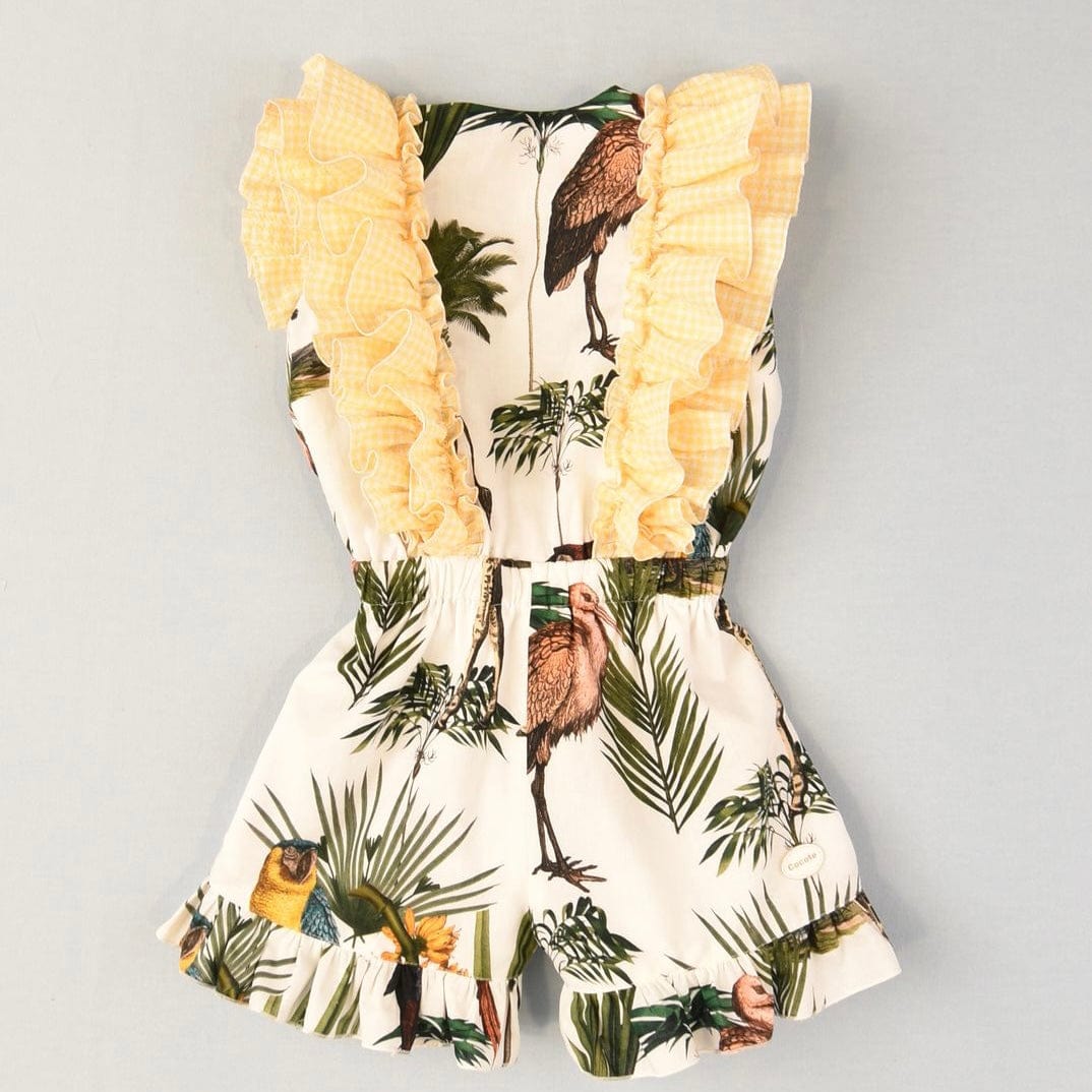 COCOTE - Safari  Playsuit - Yellow