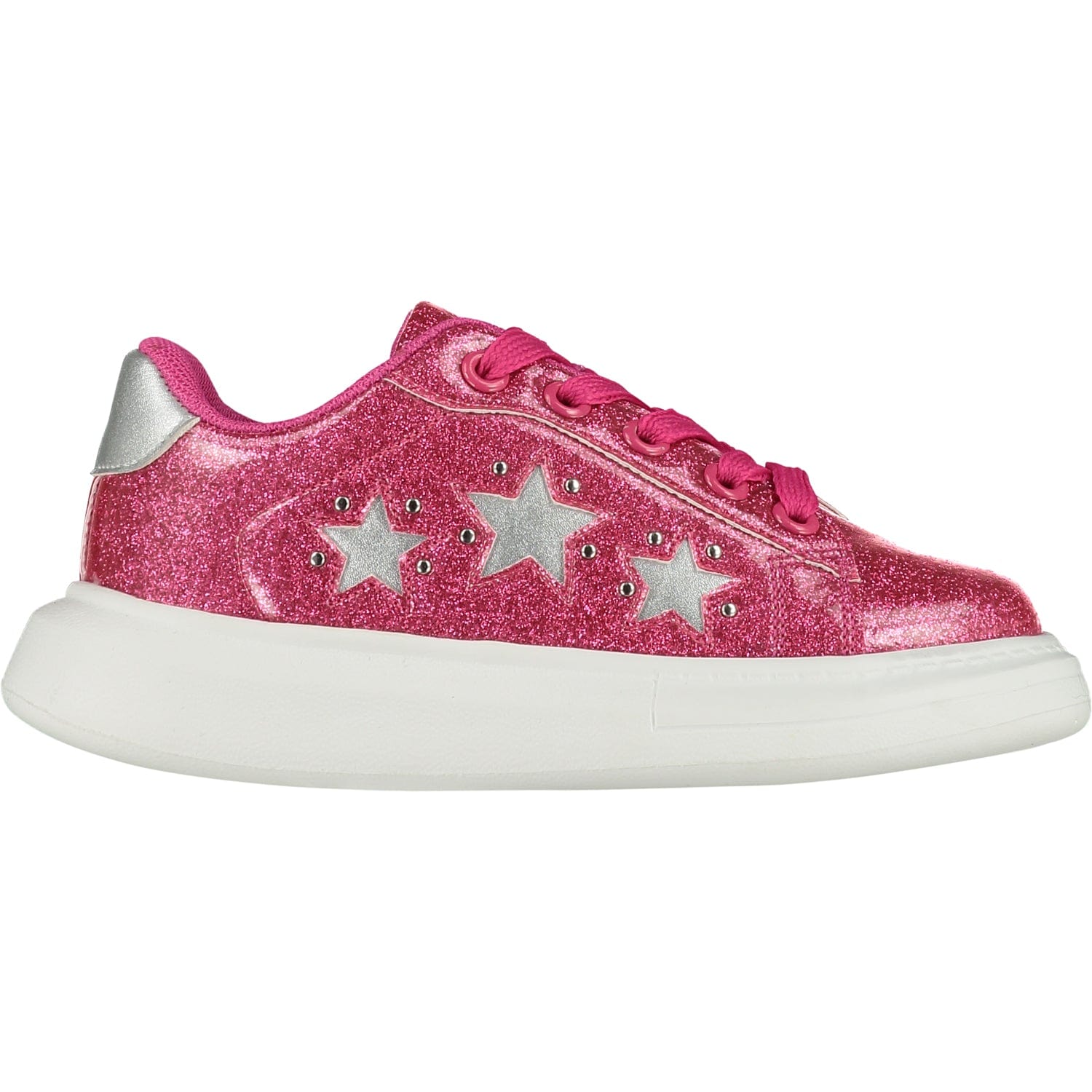 A DEE - Queeny Chunky Star Trainers - Pink Glaze