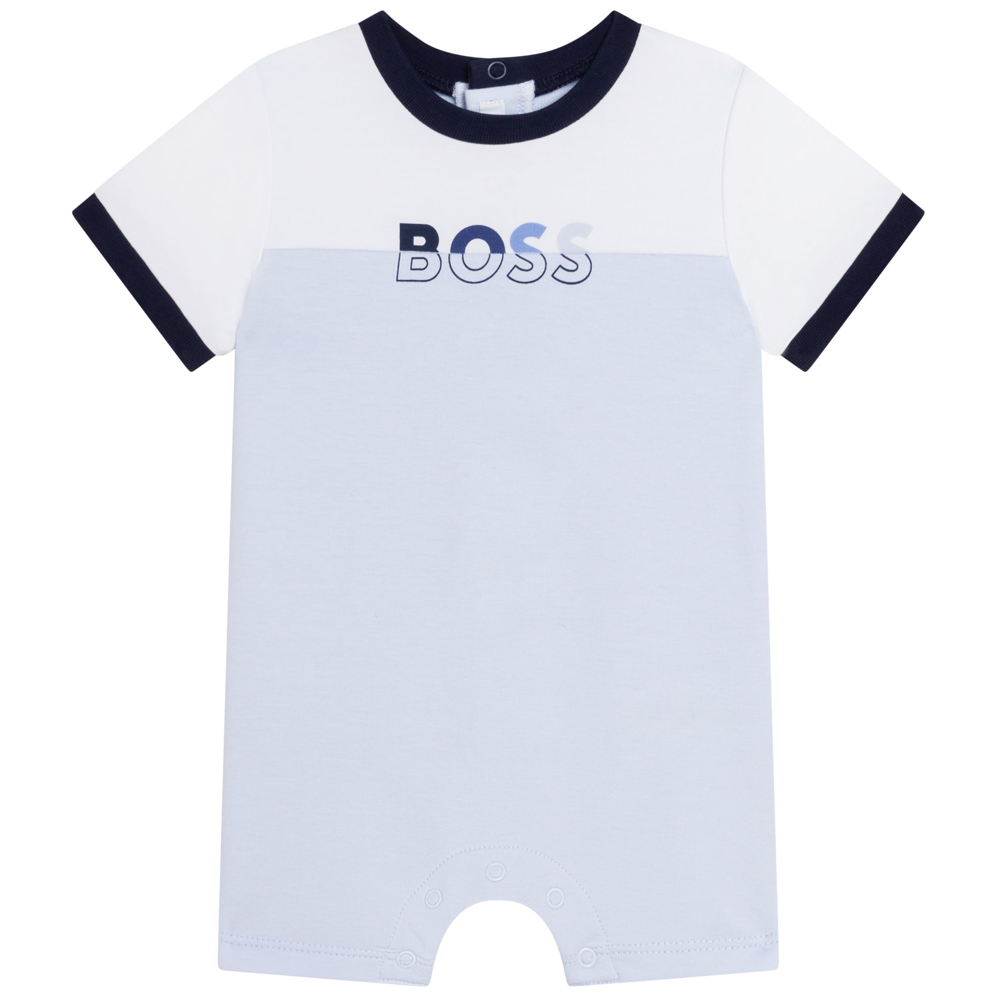 HUGO BOSS - Colour Block Romper - Blue