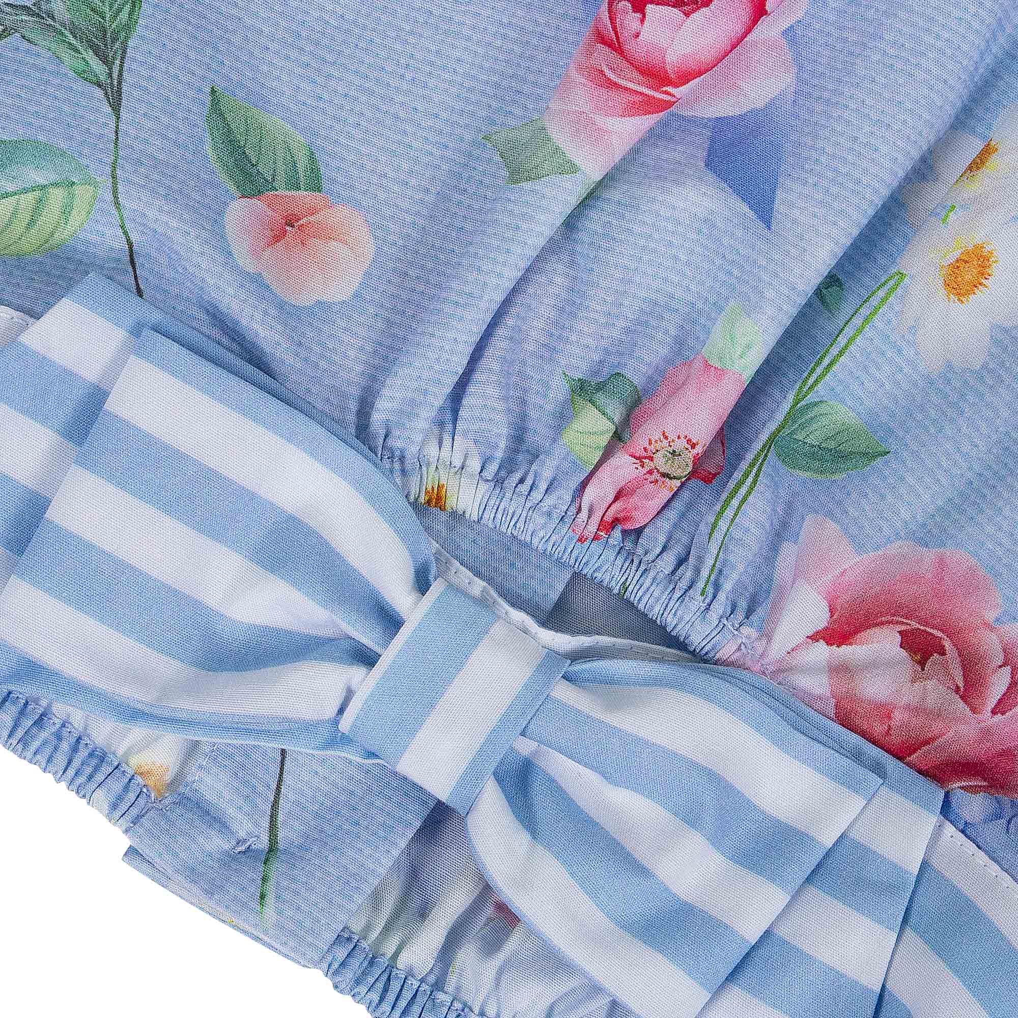 LAPIN HOUSE - Floral Blouse Set - Blue