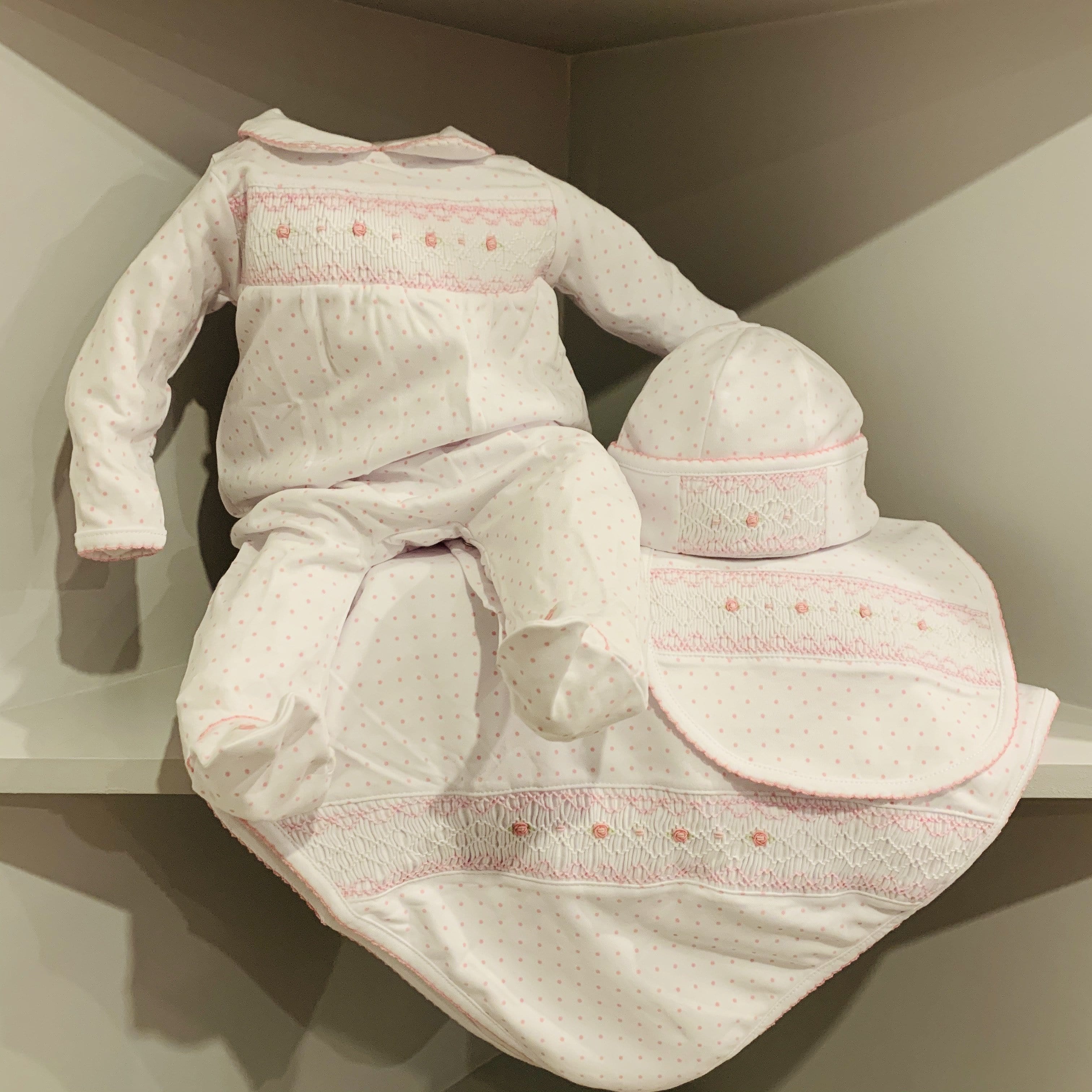 MAGNOLIA BABY - Alana & Andy’s Three Piece Smocked Set