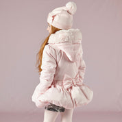 A DEE - Thea Front Frill Short Jacket - Pale Pink