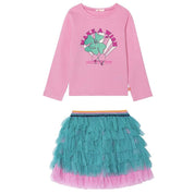 BILLIEBLUSH - Ruffle Skirt Set - Green