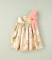 JOSE VARON - Gold Off The Shoulder Dress