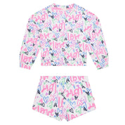 BILLIEBLUSH -  Graffiti Short Set - Pink