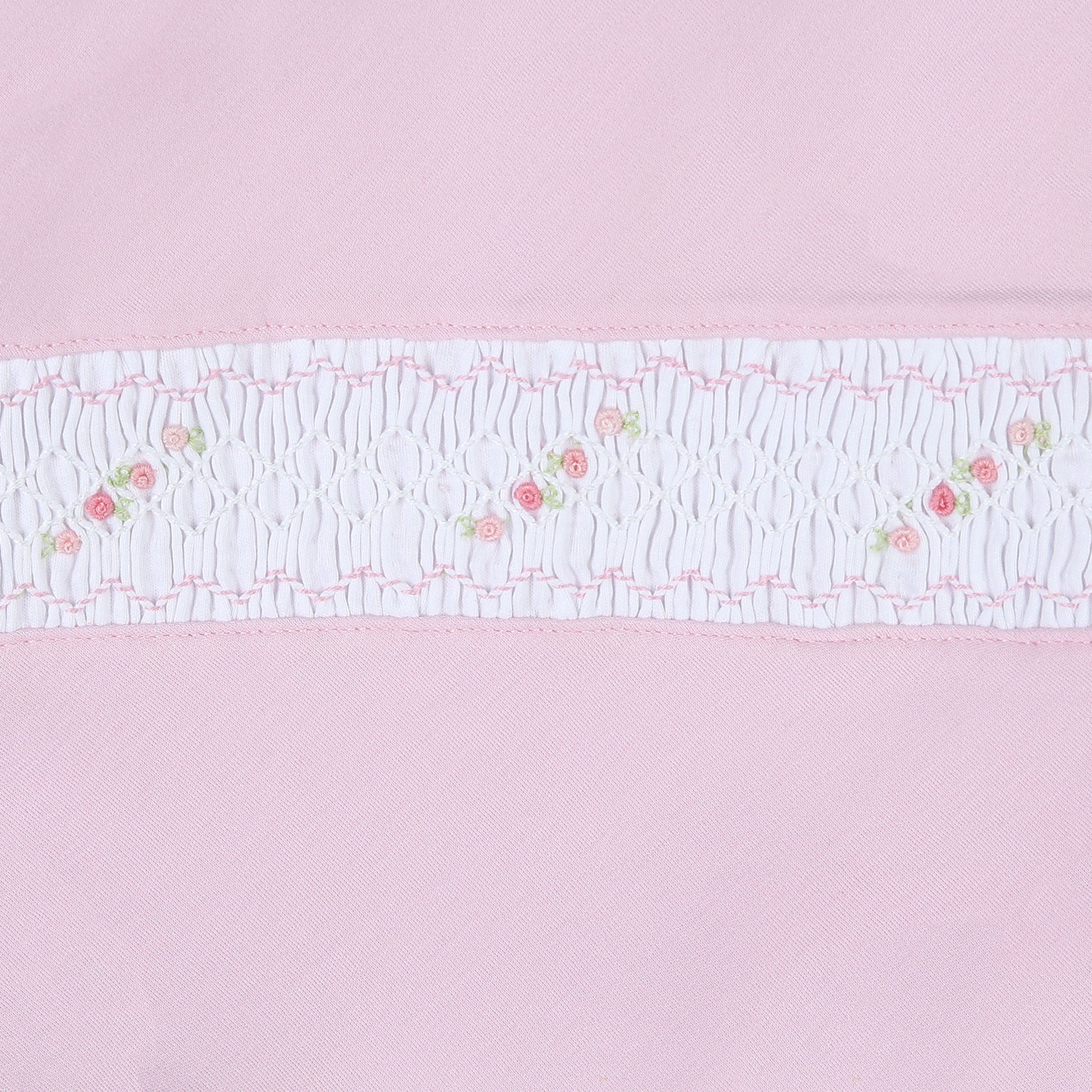 MAGNOLIA BABY - Sophie Smocked  Babygrow - Pink