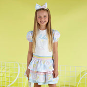 A DEE - Valda Tennis Club Mixed Dress - White