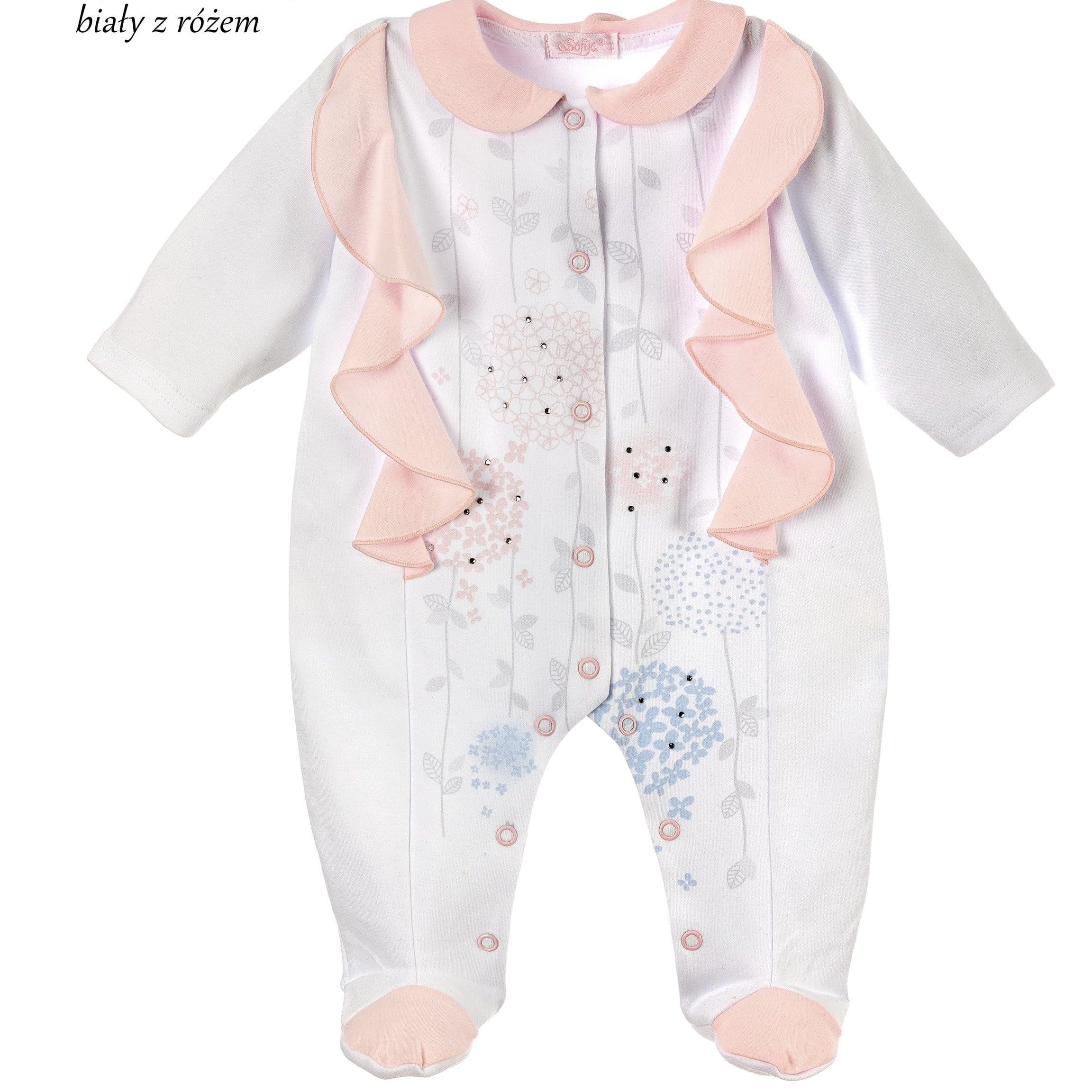 SOFIJA - Hortensja Babygrow - White