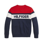TOMMY HILFIGER - Colourblock Sweater - Navy