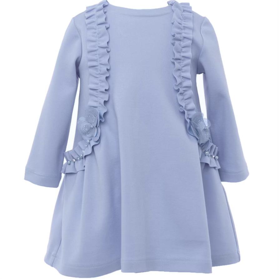 Bimbalo - Flower Detail Dress - Baby Blue