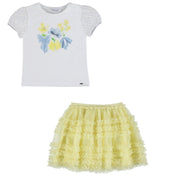 MAYORAL - Tulle Skirt Set - Lemon
