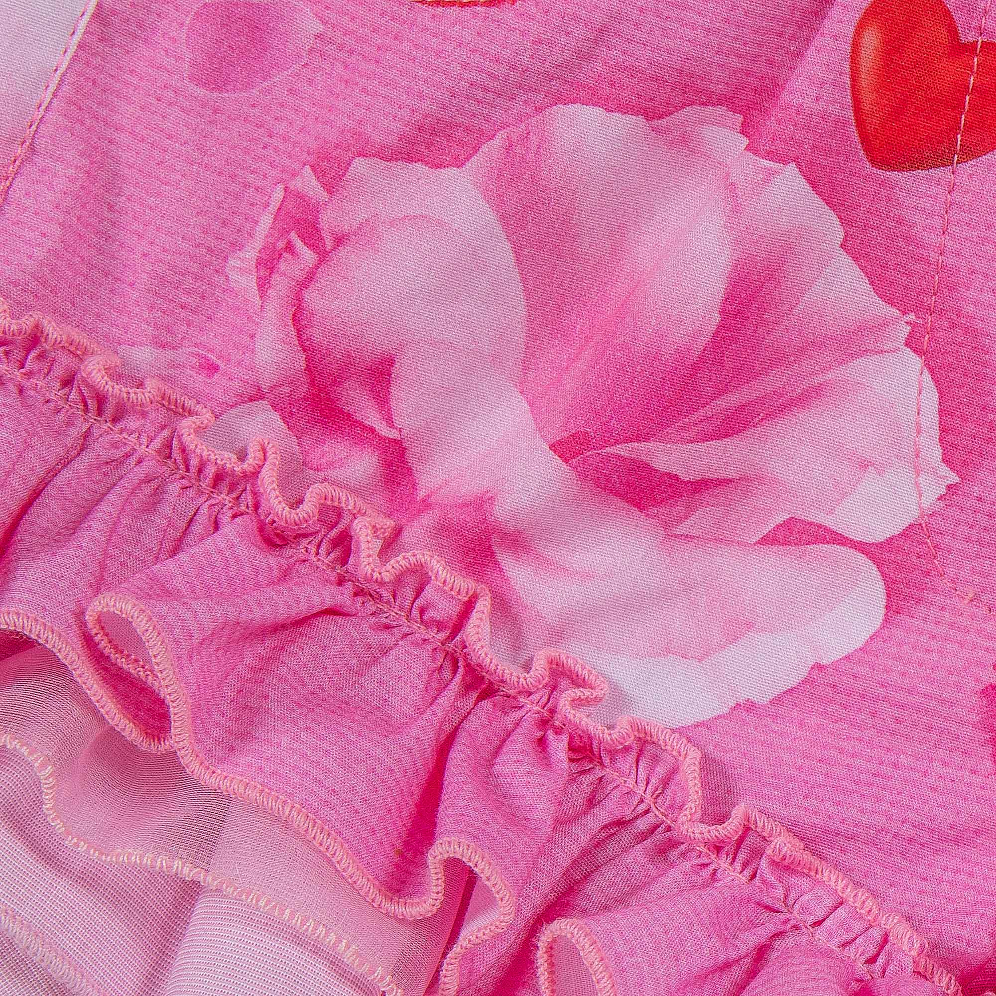 LAPIN HOUSE - Lips & Hearts Short Set - Pink