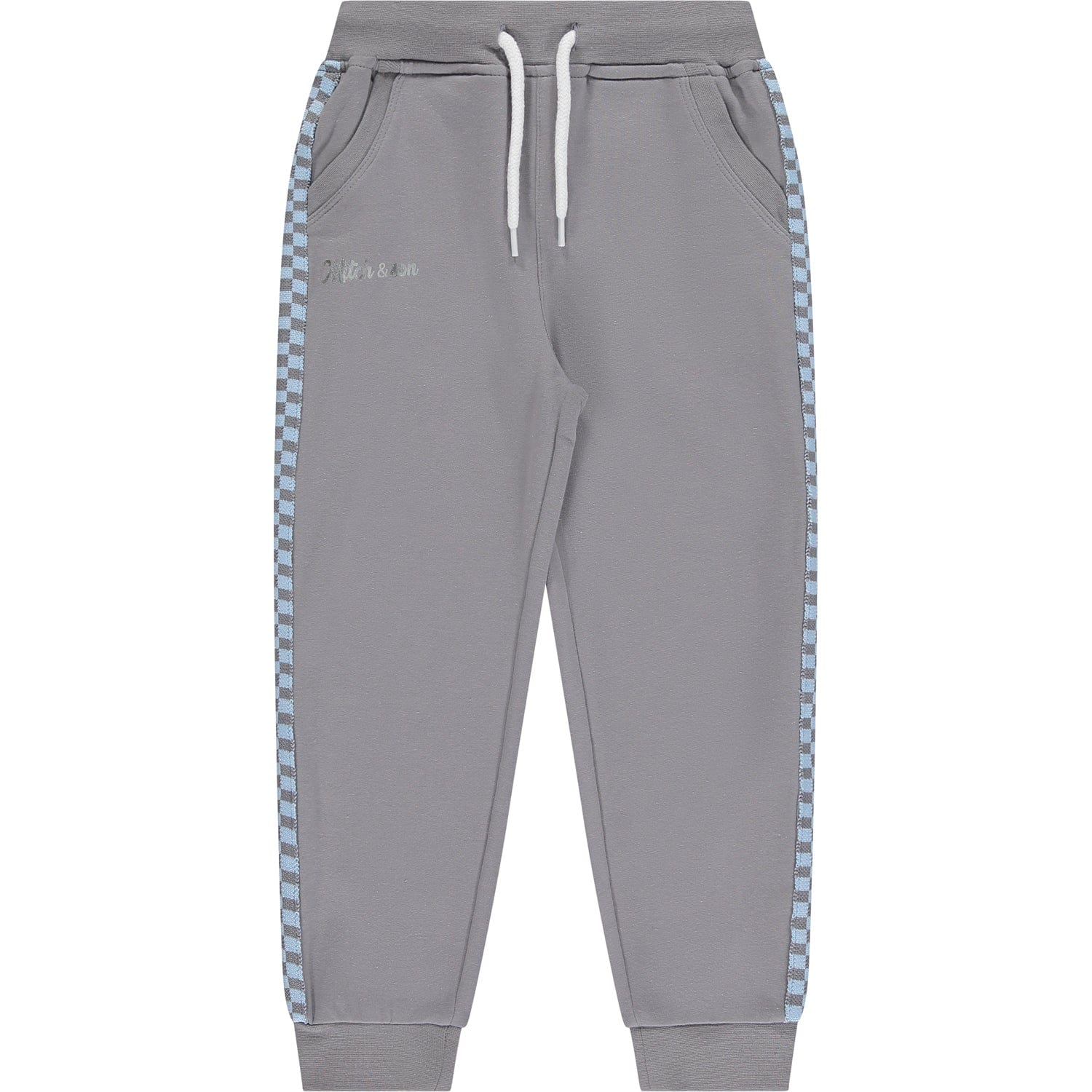 MITCH & SON - Ernest Flag Graphic Tapes Swearshirt Set - Grey