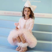 Daga - Feather Tutu Dress - Pink