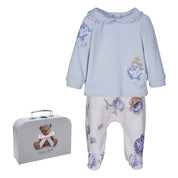 LAPIN HOUSE - Two Piece Baby Set - Blue