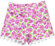 PICCOLA SPERANZA - Floral Short Set - Purple