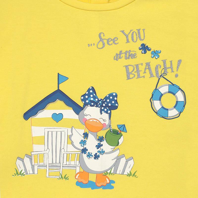 MAYORAL - Duck Top & Short Set - Yellow