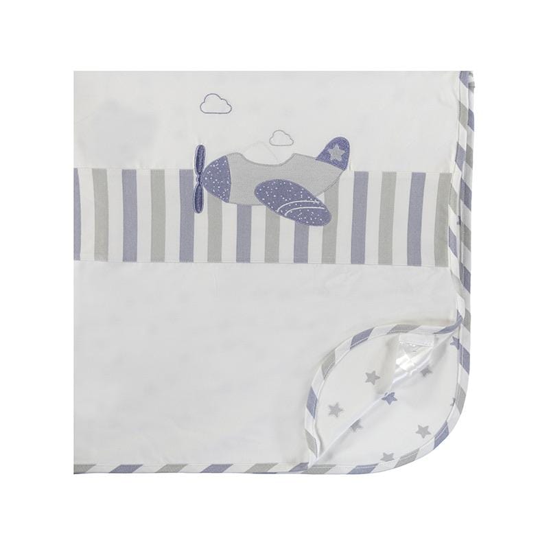 MAYORAL - Aeroplane Blanket - White
