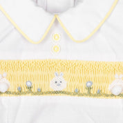 PRETTY ORIGINALS - Easter Smock  Short Set - Yellow
