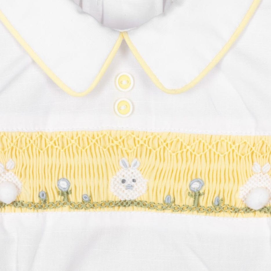 PRETTY ORIGINALS - Easter Smock  Short Set - Yellow