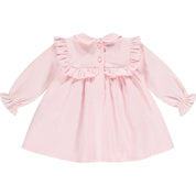 LITTLE A - Elspeth baby Cord Dress - Baby Pink