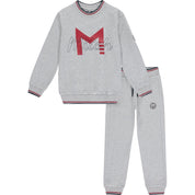 MITCH - Genoa Signature Logo Tracksuit - Grey