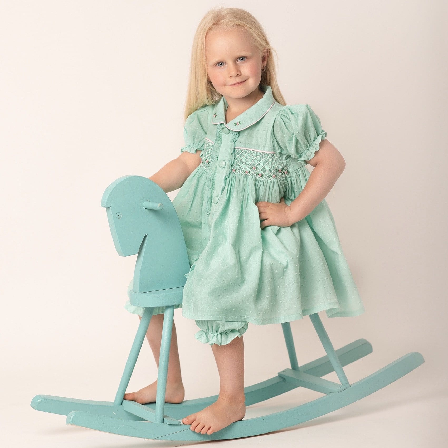 BLUEBELLS - Smocked Pyjamas - Mint