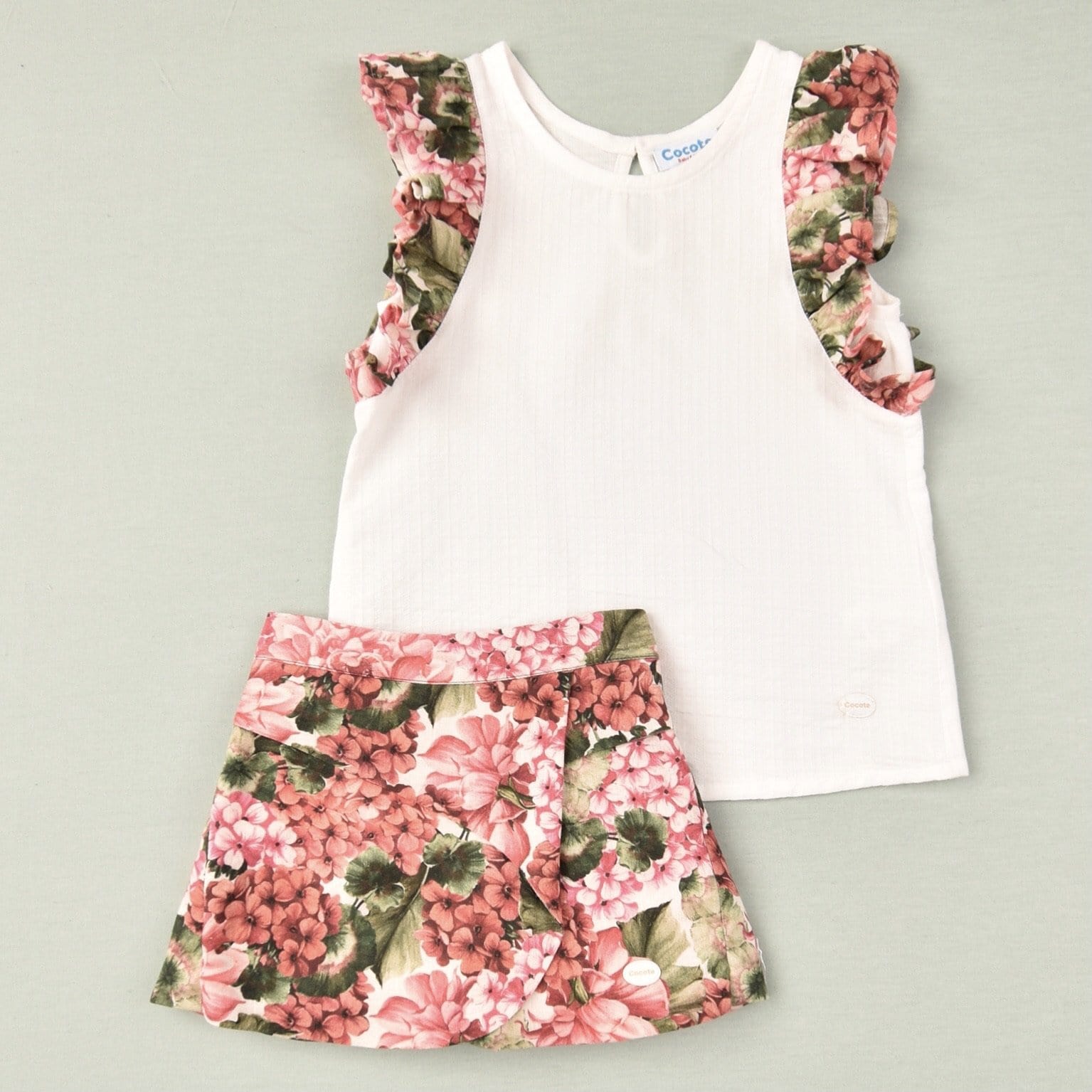 COCOTE - Floral Skort Set