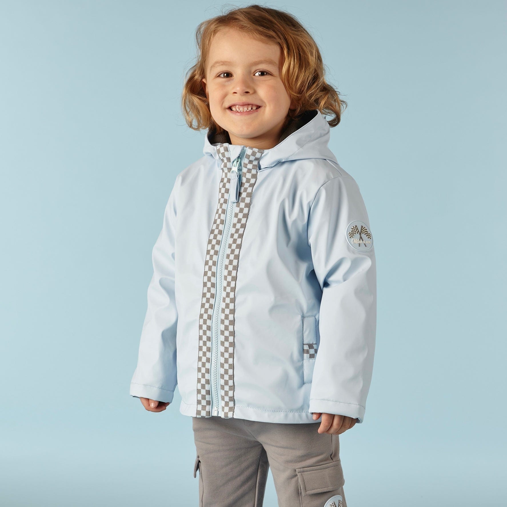 MITCH & SON - Edson Raincoat - Pale Blue