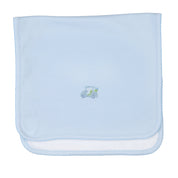 MAGNOLIA BABY - Tiny Caddy Burp Cloth - Blue