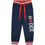 A DEE - Peplum Logo Tracksuit - Navy