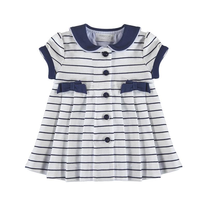 MAYORAL - Stripe Dress - Navy