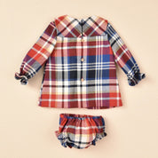 COCOTE - Check Baby Dress - Blue
