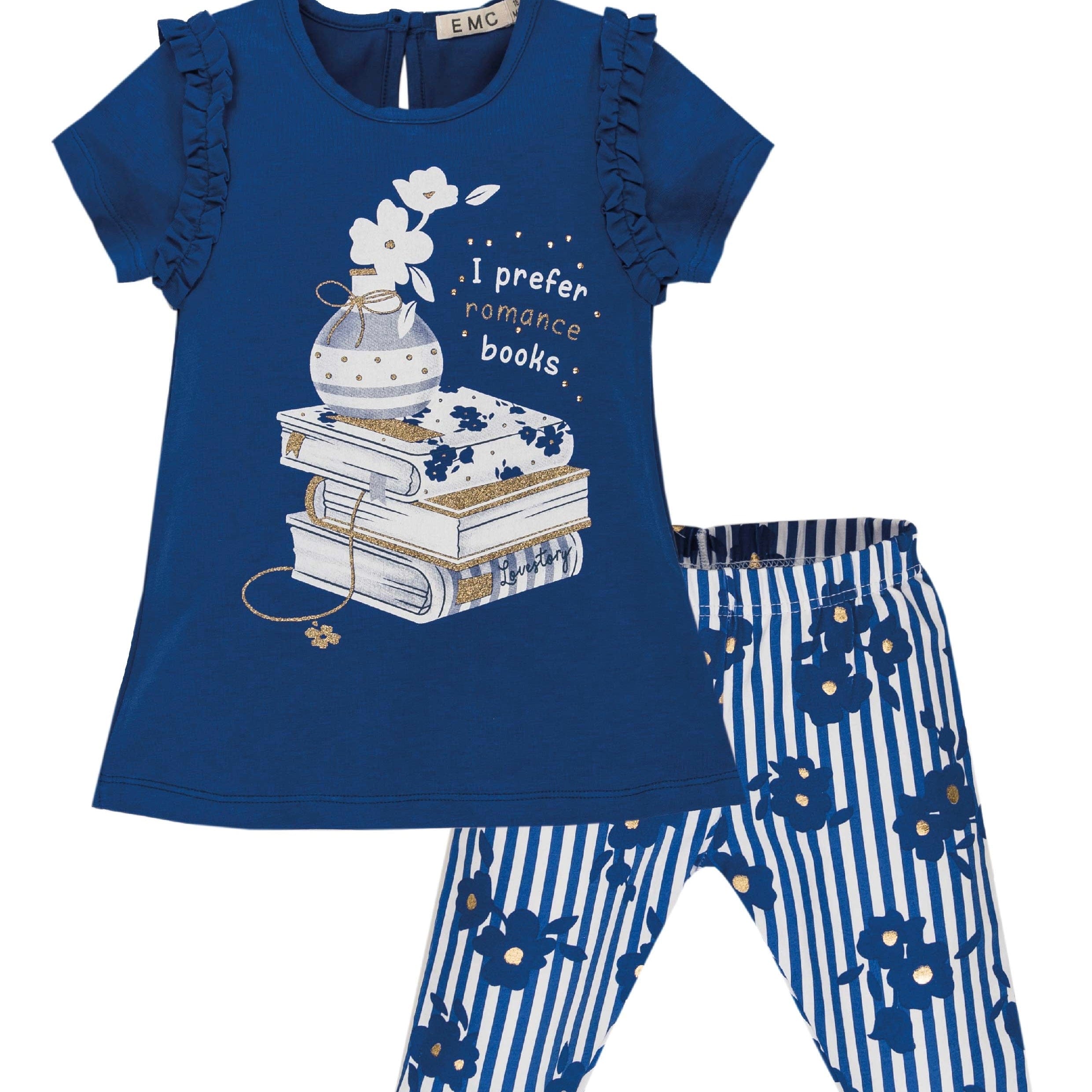 EMC - Book Cycling Short Set - Blue