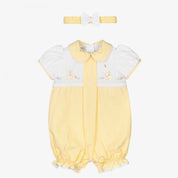PRETTY ORIGINALS - Bunny Romper & Hairband - Pink