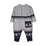LAPIN HOUSE - Winter Rabbit Babygrow - Grey