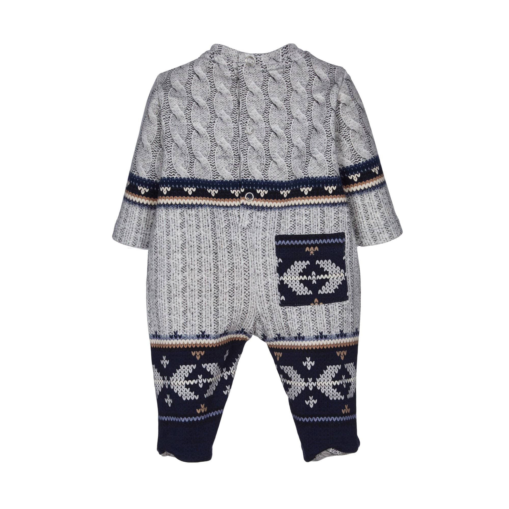 LAPIN HOUSE - Winter Rabbit Babygrow - Grey