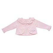 LITTLE A - Gina Summer Bloom Cardigan - Pale Pink