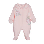 LAPIN HOUSE - Rose Bear Babygrow & Hat - Pink