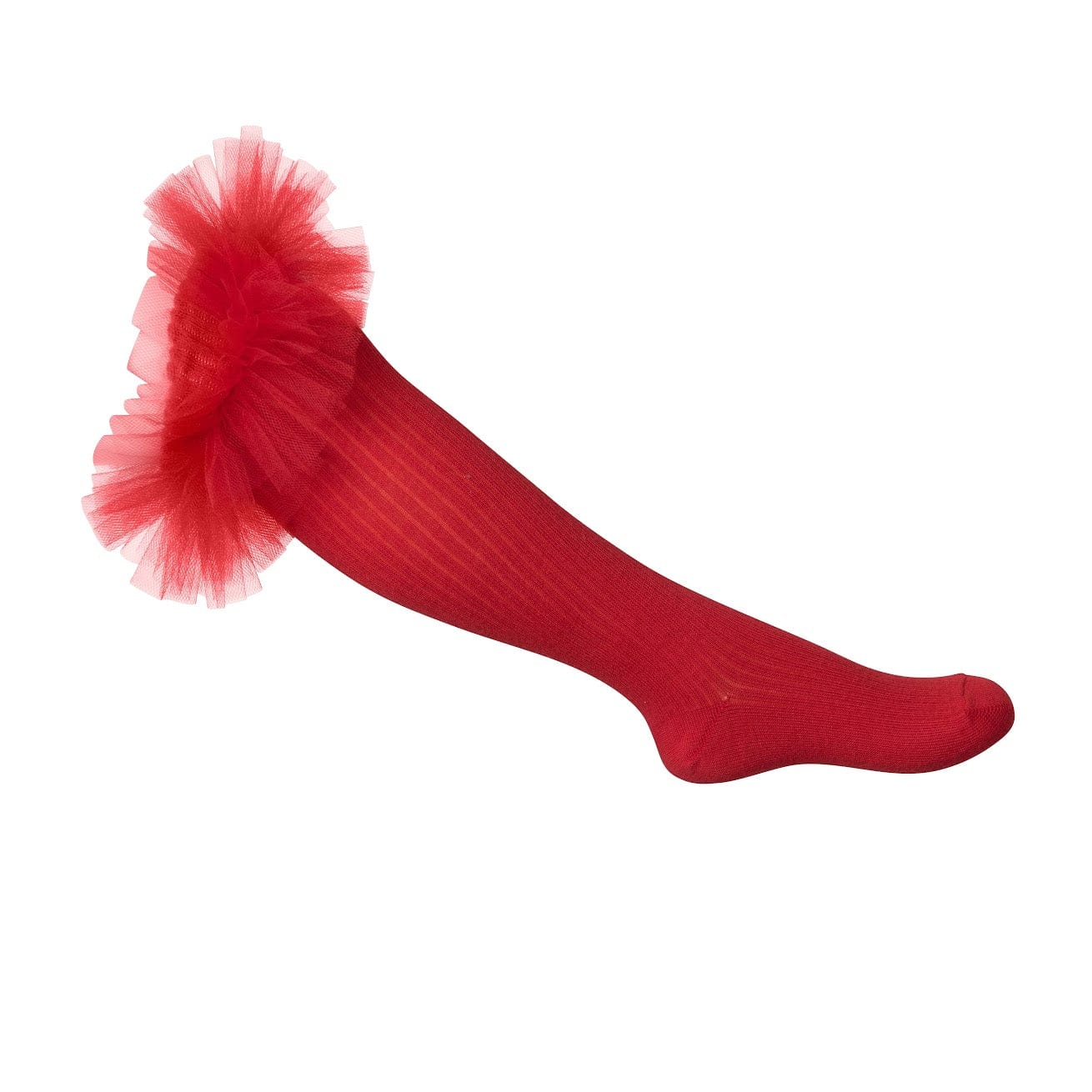 Daga - Waiting For Christmas Tutu Socks - Red
