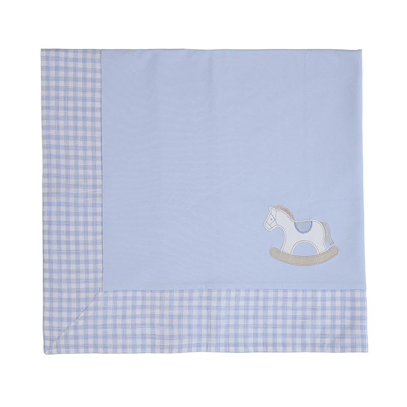 MAYORAL - Rocking Horse Blanket - Blue