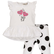 EMC - Hello Summer Cycling Short Set - White