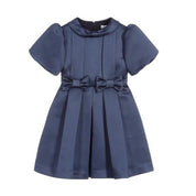 PATACHOU NAVY SATIN DRESS