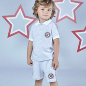 MITCH & SON - Lennox A Summer Star Polo Set - Grey