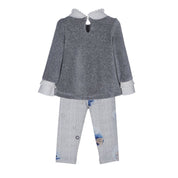 HOUSE BLUE ROSE CHIC LEGGING SET